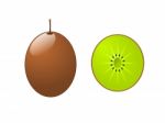 Kiwi Isolated Stock Photo