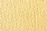 Close-up Yellow Fabric Textile Texture Stock Photo