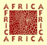 Burgundy Giraffe Background And Text Africa Stock Photo