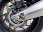 Motorcycle Wheel Brake Stock Photo