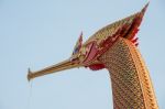 Head Of Swan From Suphannahong Boat, Wat Cha Lor Temple, Thailan Stock Photo