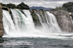 Maruia Waterfall Stock Photo