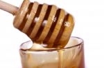 Honey Dipper Stock Photo