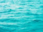 Blue Sea Water Background Stock Photo