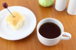 Breaking Time For Tea And Light Meal On Table Stock Photo