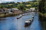 The River Dart At Totnes Stock Photo