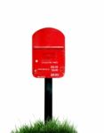 Postbox Isolated Stock Photo