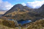 Tryfan In Snowdonia Stock Photo