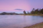 Lake Wivenhoe In Queensland During The Day Stock Photo