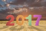 News Year 2017 Background Stock Photo