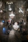 Wieliczka Salt Mine Near Krakow Stock Photo