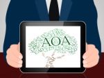 Aoa Currency Indicates Exchange Rate And Coin Stock Photo