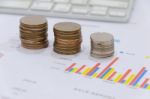 Finance Business Graph Stock Photo