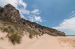 Isolated Beach Stock Photo