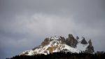 View Of The Mountain Above Moena Stock Photo