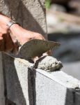 Bricklayer Stock Photo