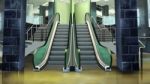 Escalator Indoor Stock Photo