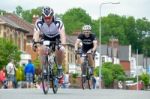 Cyclists Participating In The Velethon Cycling Event In Cardiff Stock Photo