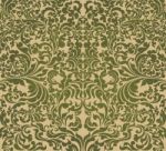 Green Floral Art Pattern Grunge Style Stock Photo