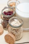 Healthy Breakfast Ingredients Stock Photo