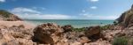 Isolated Beach Stock Photo