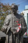 Insurgents Memorial To Polish Fighters Of Warsaw Uprising In War Stock Photo