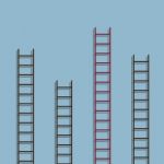 Success Ladder Stock Photo