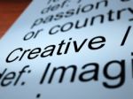 Creative Word Stock Photo