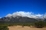 Jade Dragon Snow Mountain Stock Photo