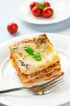 Lasagne Stock Photo