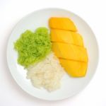 Sticky Rice With Mango Stock Photo