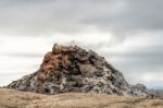 White Dome Geyser Stock Photo