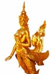 Native Thai Style Angel Statue Stock Photo