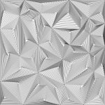 Stack Triangle Illusion Pattern Background Stock Photo