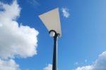 Modern Street Lamp Stock Photo