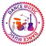 Dance Music Shows Dancing Song And Acoustic Stock Photo