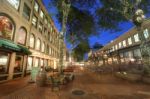 Boston, Usa - Sept. 9: The Open Spaces Of Quincy Market Are A Co Stock Photo