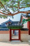 Gyeongbokgung Palace In Seoul,south Korea Stock Photo