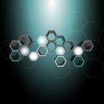 3d Hexagon Pattern Stock Photo