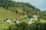 Bistrita, Transylvania/romania - September 18 : A Small Hamlet N Stock Photo