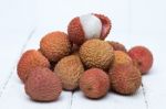 Lychee Fruit Stock Photo