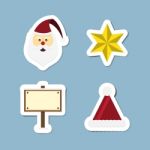 Christmas Icon Set Stock Photo