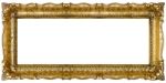 Old Gold Picture Frame Stock Photo