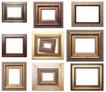 Group Of Picture Frames Stock Photo