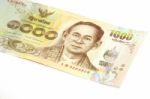 Thai Banknote Thousand Baht Stock Photo