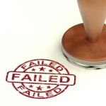 Rubber Stamp With Failed Word Stock Photo