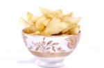 Fried Potatoes Stock Photo