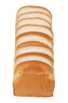 Sliced Bread Isolated Stock Photo