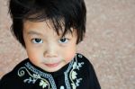 Portrait Of Asian Boy Stock Photo