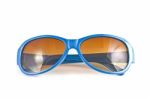 Blue Sunglasses  Stock Photo